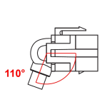 DeLOCK 86869 Keystone Module USB 2.0 A female 110&deg; &gt; USB 2.0 A female Fiche technique