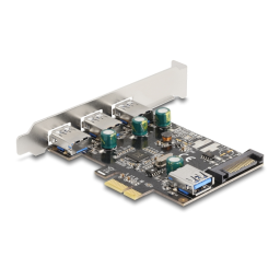 Delock 89301 Carte PCI Express USB 3.0 + IA et PDF | Fixfr
