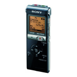 Sony ICD-UX512 Manuel utilisateur