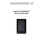MPMan Colorbook 7 Manuel utilisateur