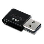Trendnet TEW-648UB N150 Mini Wireless USB Adapter Fiche technique