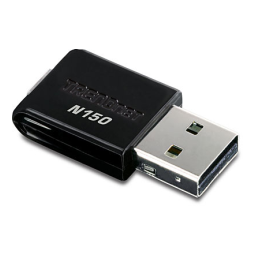 Trendnet TEW-648UB N150 Mini Wireless USB Adapter Fiche technique | Fixfr