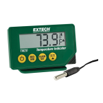 Extech Instruments TM20 Compact Temperature Indicator Manuel utilisateur