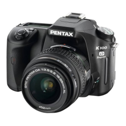 Pentax Série K-100D Mode d'emploi | Fixfr