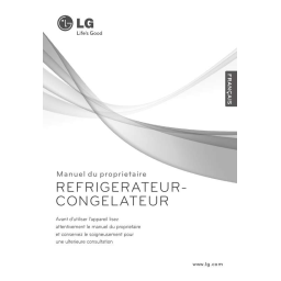 LG LG GRF-6832NS Manuel du propriétaire | Fixfr