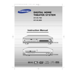 Samsung HTDL70 Manuel utilisateur | Fixfr