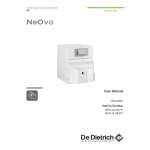 De Dietrich NeOvo EcoNox EFU 29 FF Manuel utilisateur