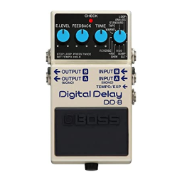 Boss DD-8 Digital Delay Manuel du propriétaire | Fixfr