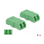 DeLOCK 85924 Optical Fiber Coupler LC Duplex female to LC Duplex female 4 pieces Fiche technique