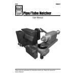 Power Fist 8663817 2-1/2 in. Pipe/Tube Notcher Manuel utilisateur