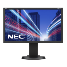 NEC MultiSync® 70GX²Pro Manuel utilisateur | Fixfr