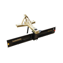 Land Pride RB37 Series Rear Blades Manuel utilisateur | Fixfr