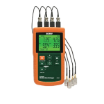 Extech Instruments VB500 4-Channel Vibration Meter/Datalogger Manuel utilisateur