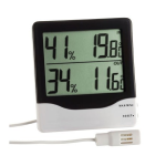 Bresser Temeo Hygro Quadro DLX - digital Thermometer and Hygrometer for 4 Measuring Points Manuel utilisateur