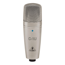 Behringer C-1U Manuel utilisateur | Fixfr