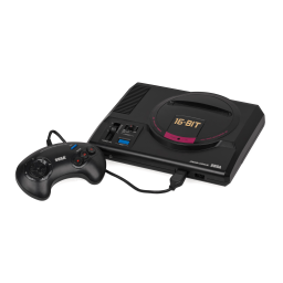 Sega Mega Drive Manuel utilisateur | Fixfr