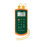 Extech Instruments 421502 Type J/K, Dual Input Thermometer Manuel utilisateur