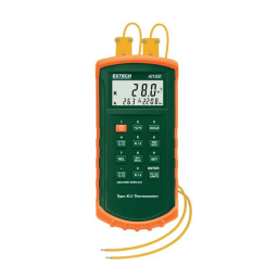 Extech Instruments 421502 Type J/K, Dual Input Thermometer Manuel utilisateur | Fixfr
