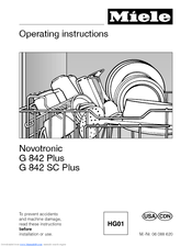 Novotronic G 842 Plus/SC Plus: IA et téléchargement PDF | Fixfr