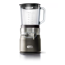 Philips HR2181/10 Robust Collection Blender Manuel utilisateur | Fixfr