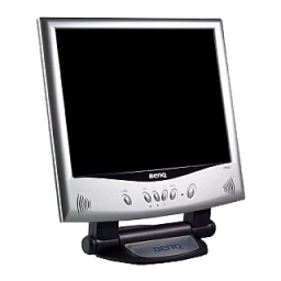 BenQ FP581s Manuel utilisateur | Fixfr