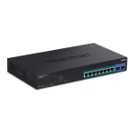 Trendnet TPE-1021WS 10-Port Gigabit Web Smart PoE+ Switch Fiche technique