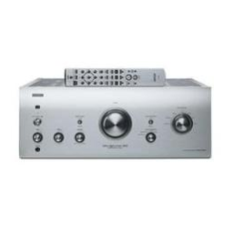 Denon PMA-2010AE Manuel utilisateur | Fixfr
