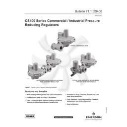 CSB400 Series Commercial / Industrial Pressure Reducing Regulators