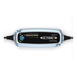 CTEK Lithium XS Manuel utilisateur | Fixfr