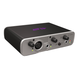 Avid M-Audio FastTrack Manuel utilisateur | Fixfr