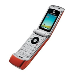 Motorola W375 orange Mode d'emploi | Fixfr