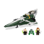 Lego 9498 Saesee Tiin's Jedi Starfighter Manuel utilisateur