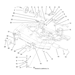 52" Side Discharge Mower, 260 Series Lawn and Garden Tractors