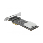 DeLOCK 89192 PCI Express x4 Card to 4 x 2.5 Gigabit LAN RTL8125 Fiche technique