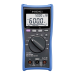 Hioki DIGITAL MULTIMETER DT4252,DT4253,DT4254,DT4255,DT4256 Manuel utilisateur