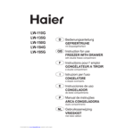 Haier LW-184-S4 Notice d'Utilisation | AI Chat