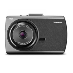 Thinkware X300 Dash Cam Manuel utilisateur | Fixfr