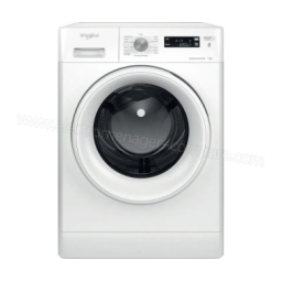 Whirlpool FFS 7458 W FR Washing machine Manuel utilisateur | Fixfr