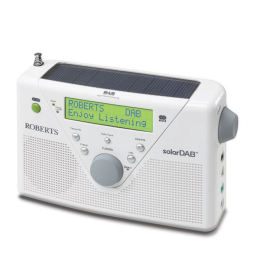 Solar 2( Rev.1ad.)  | Roberts SolarDAB 2( Rev.1ad.) Portable Radio Mode d'emploi | Fixfr