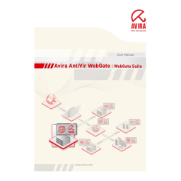 AVIRA ANTIVIR WEBGATE SUITE Manuel utilisateur | Fixfr