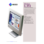 Eizo FlexScan L351 Manuel utilisateur