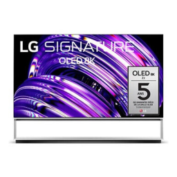 LG OLED88Z2PUA Manuel du propriétaire | Fixfr