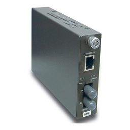 Trendnet TFC-110MST 100Base-TX to 100Base-FX Multi Mode ST Fiber Converter Fiche technique | Fixfr