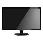 Acer S242HL Monitor Guide de d&eacute;marrage rapide