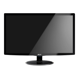 Acer S242HL: Manuel d'utilisation | AI Chat & PDF | Fixfr