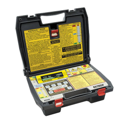 Extech Instruments MG500 Digital High Voltage Insulation Tester Manuel utilisateur | Fixfr