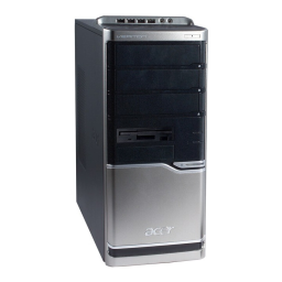 Acer Veriton M661 Desktop Manuel utilisateur | Fixfr