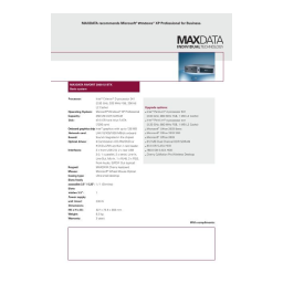 MAXDATA FAVORIT MEDICAL I BTX Manuel utilisateur | Fixfr