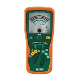 Extech Instruments 380320 Analog Insulation Tester Manuel utilisateur | Fixfr