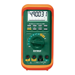 Extech Instruments MM570A MultiMaster® High-Accuracy Multimeter Manuel utilisateur | Fixfr